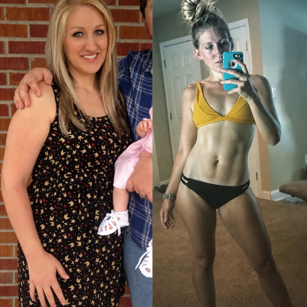 Morgan T., before and after