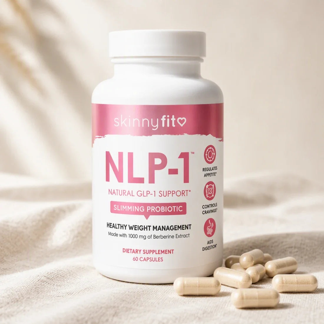 SkinnyFit NLP-1 Natural bottle with capsules